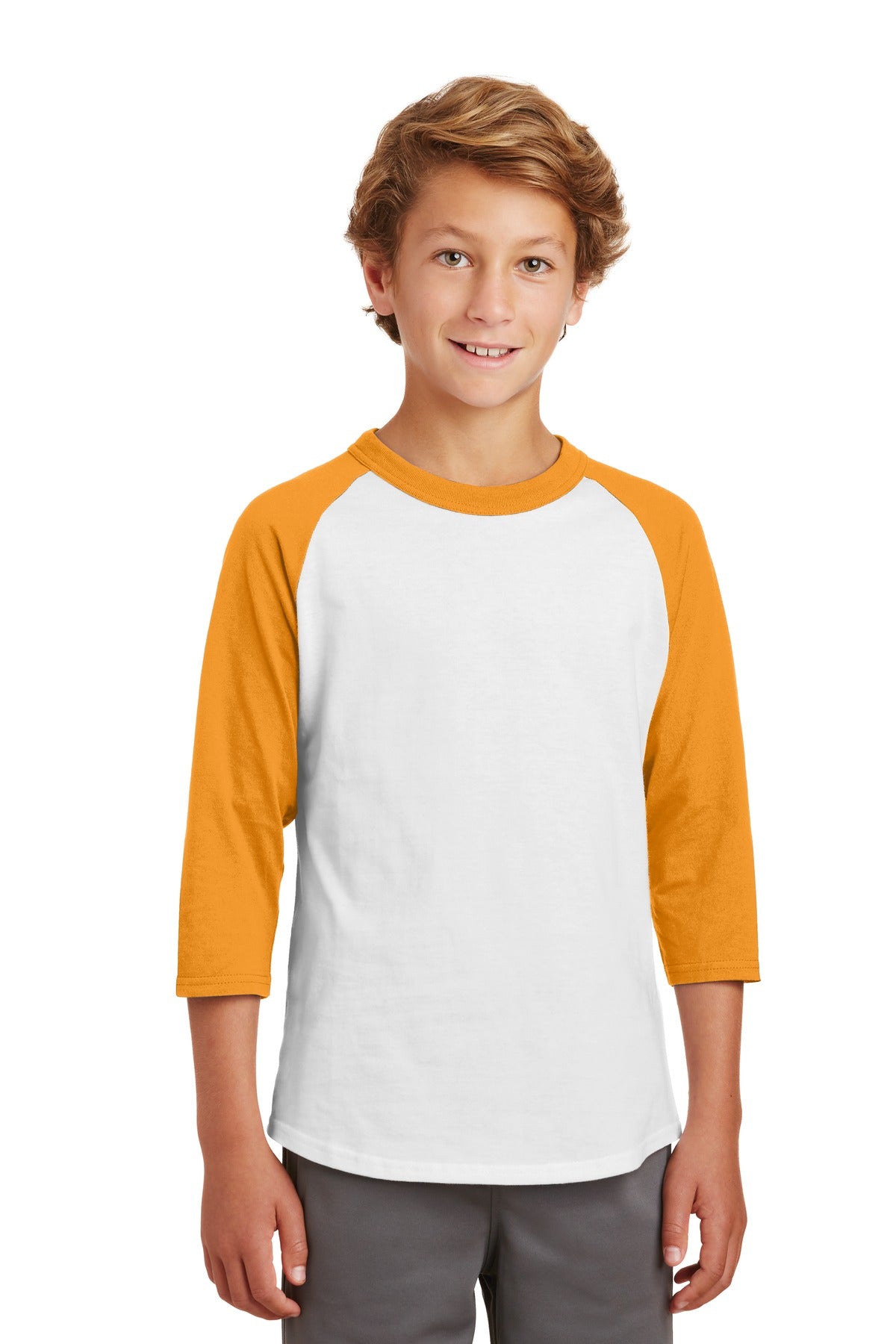 Sport-Tek? Youth Colorblock Raglan Jersey.  YT200