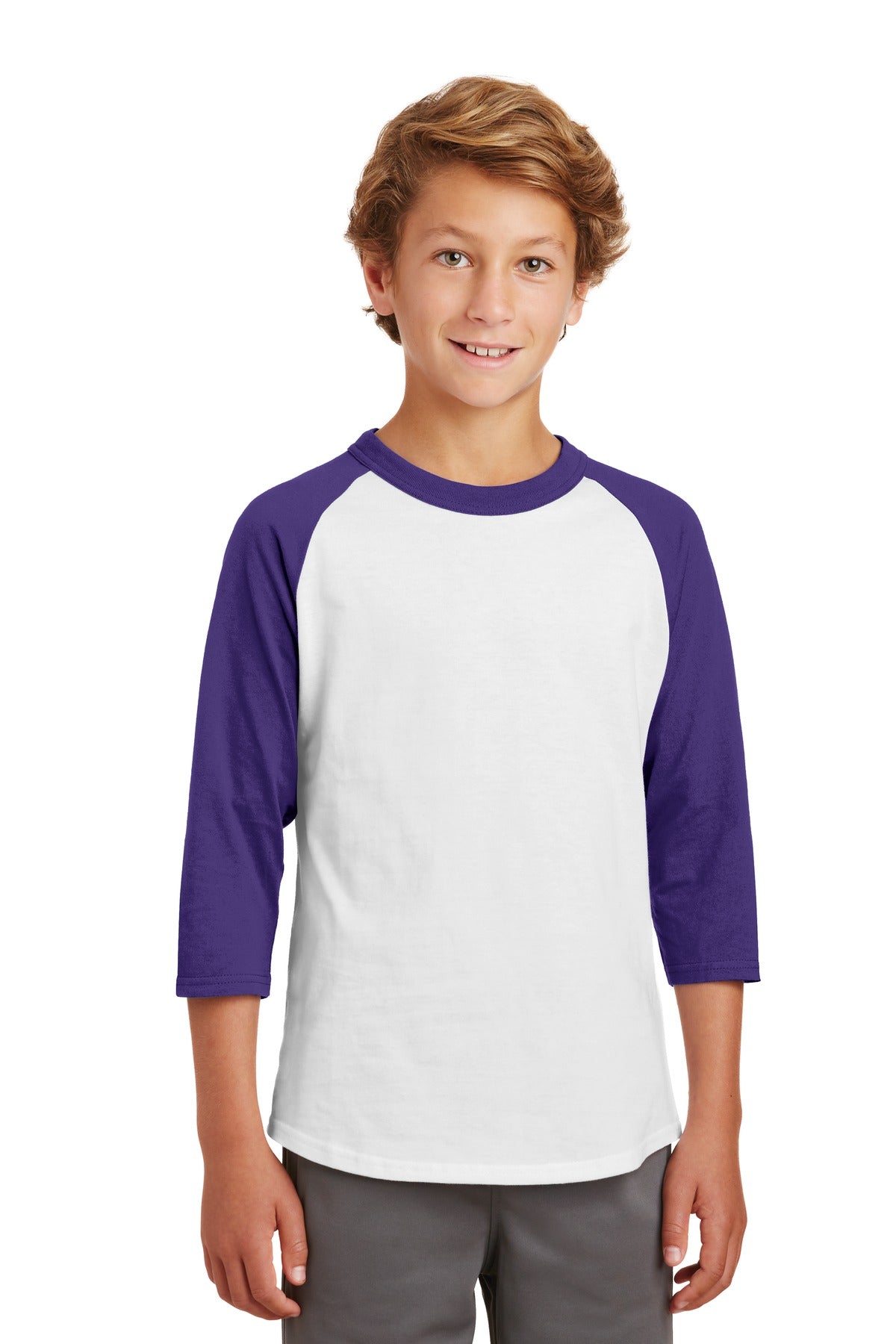 Sport-Tek? Youth Colorblock Raglan Jersey.  YT200