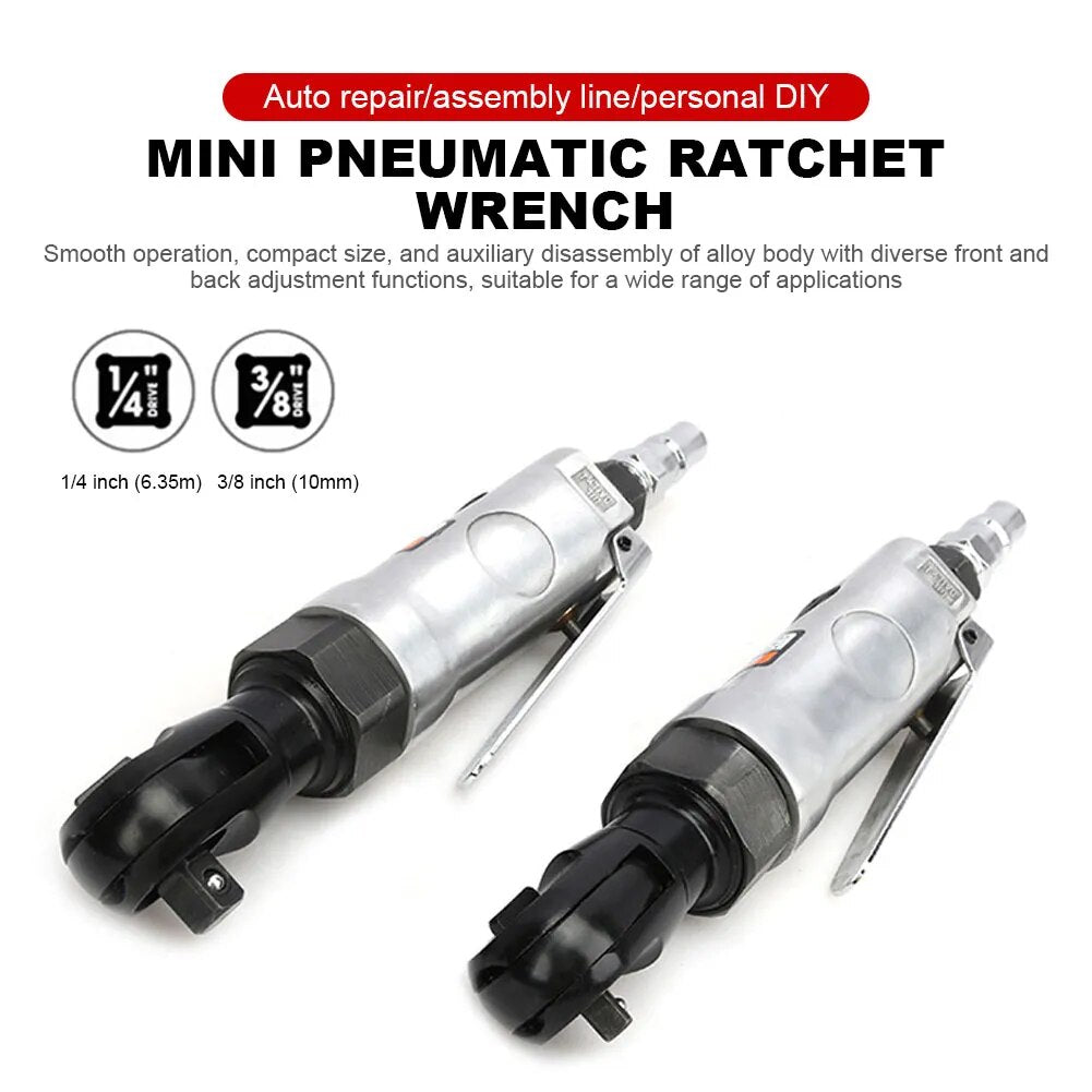 Heavy Straight Pneumatic Wrench 90 Degree Ratchet Spanner Right Angle Pneumatic image 4