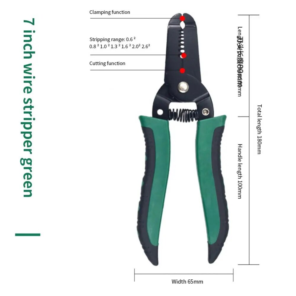 in 1 Wire Pliers Stripper Multifunctional Electrician Peeling Household Network image 3