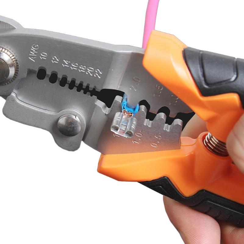 Multifunctional Professional Cable Wires Pliers Set Stripper Crimper Cutter Nee image 7