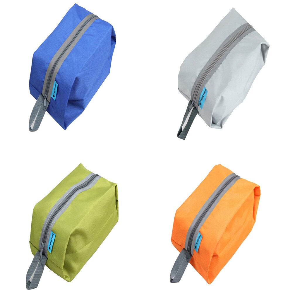 Portable Compressed Waterproof Sport Bags Wash Shoe Bag Zipper Toiletry