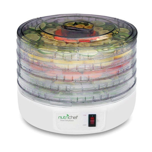 NEW Nutrichef PKFD12 Electric Countertop Food Jerky Dehydrator Preserver Maker