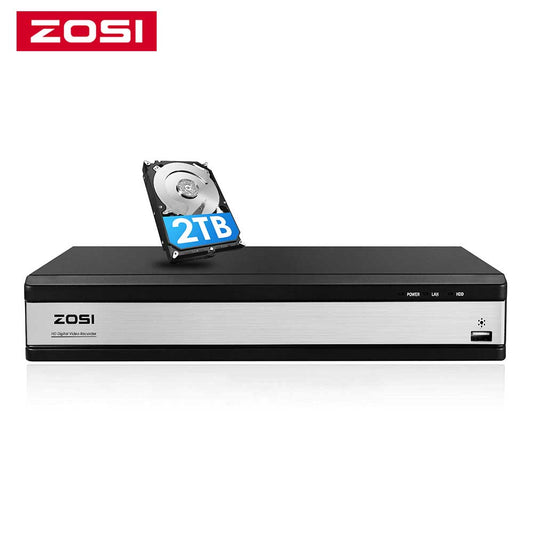 ZOSI 16CH DVR Surveillance Video Recorder 1080P HD H.265 P2P DVR Recorder