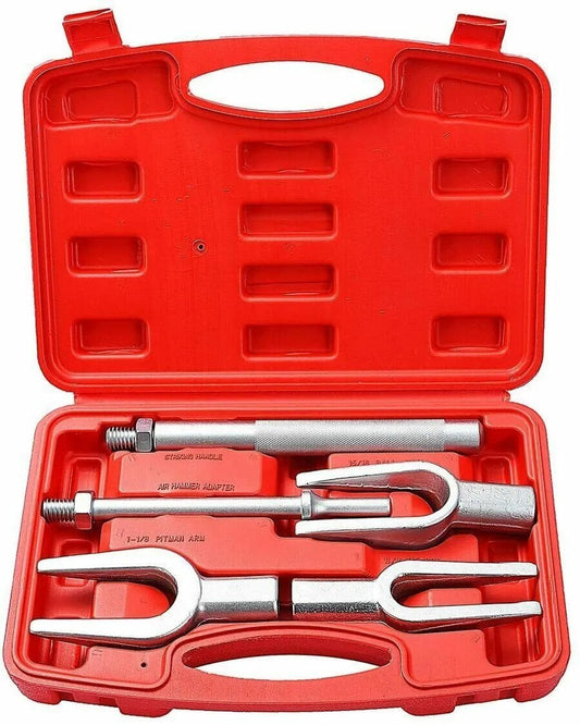 5Pcs Tie Ball Joint Rod Pitman Arm Tool Separator Removal Tool & Pickle Fork Set image 0