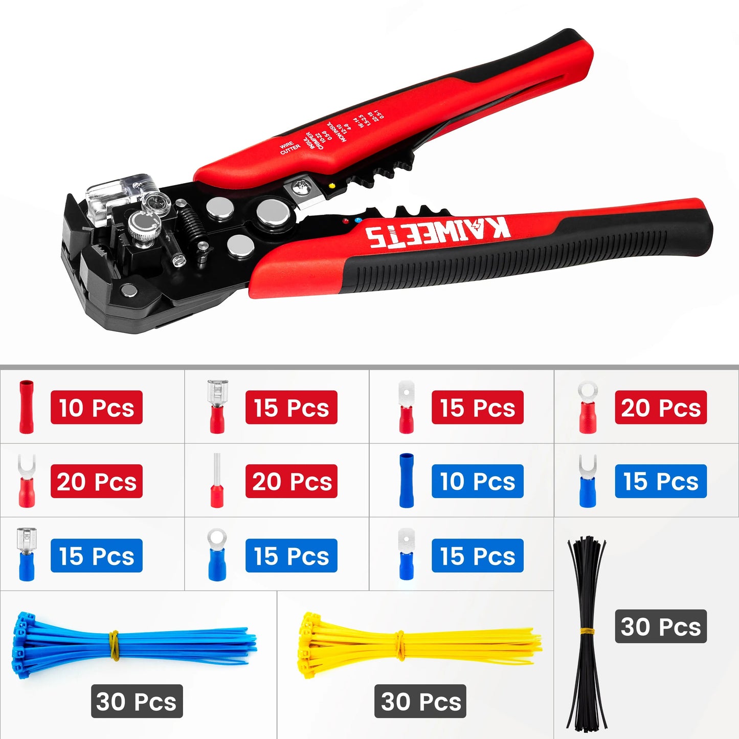 Wire Stripper Tools Set Multitool Pliers KWS-302 Automatic Stripping Cutter Cab image 7