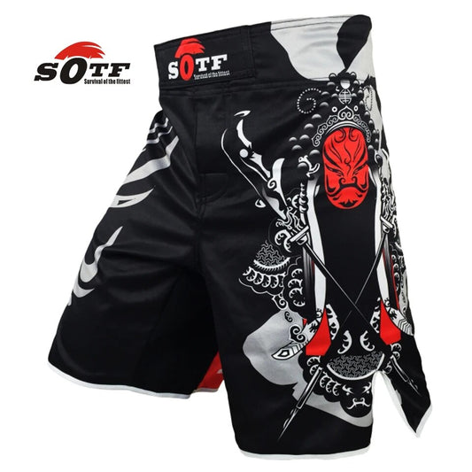 SOTF mma shorts boxing muay thai boxing trunks tiger muay thai kickboxing fight image 0