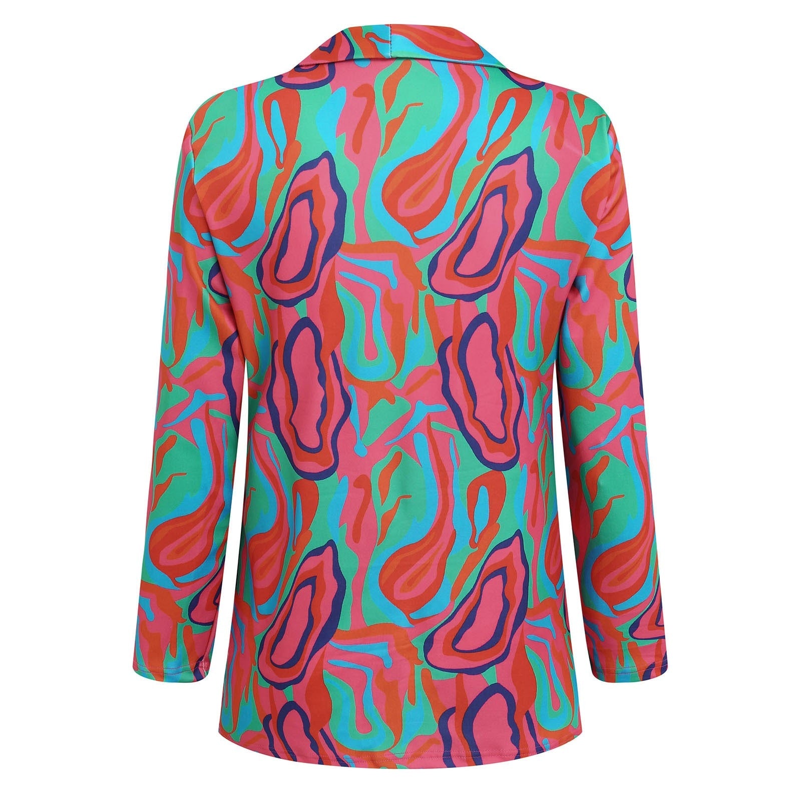 2023 New Autumn Fashion Print Small Blazer Women'S Clothing Office Lady Slim Ge image 5