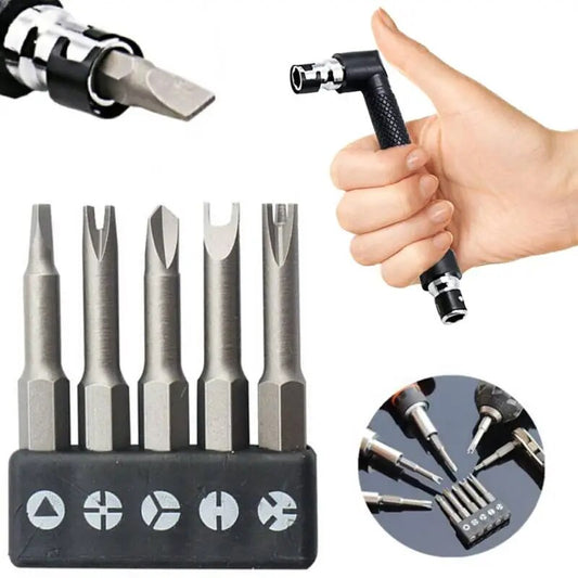 5Pcs Special-shaped Screwdriver Set 50mm U-shaped Y Shape Triangle Inner Cross image 0