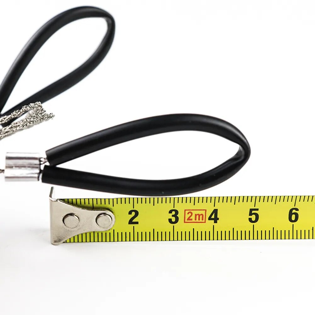 Pocket Wire Saw with Finger Handle Stainless Steel Outdoor Cutting Chain Saws image 4