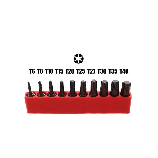 -t40 Screw Driver Bits Magnetic 25mm S2 Alloy Hex Torx Head Ratchet Wrench Elec image 0