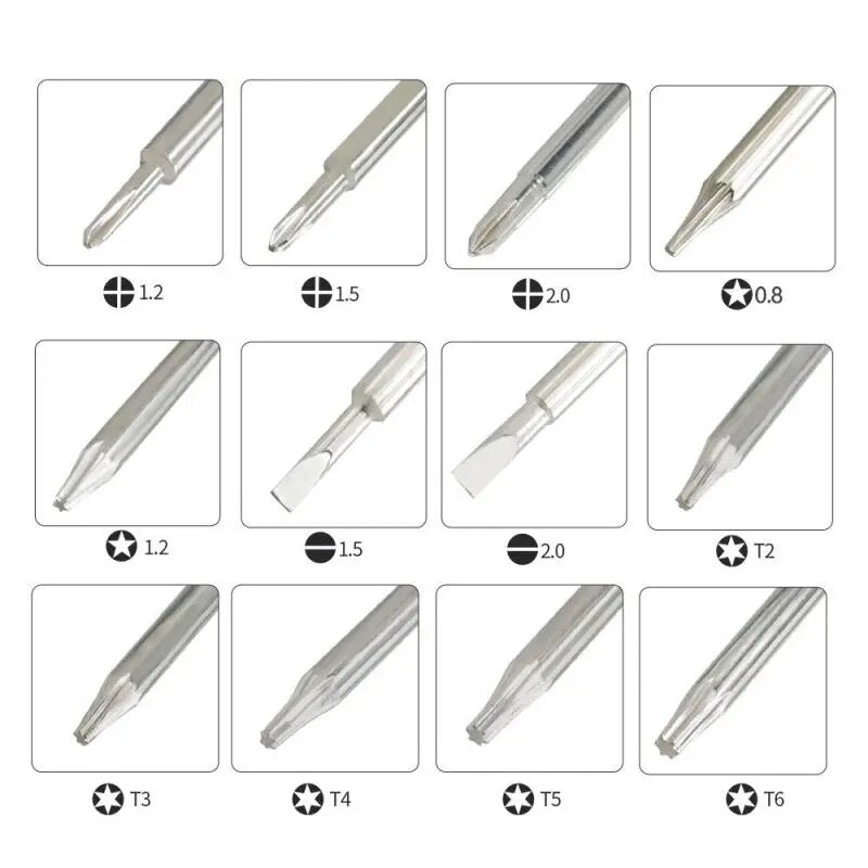 Screwdriver Set Kit Eyeglasses Watch Phones Opening Repairing Pry Mobile Phone image 6