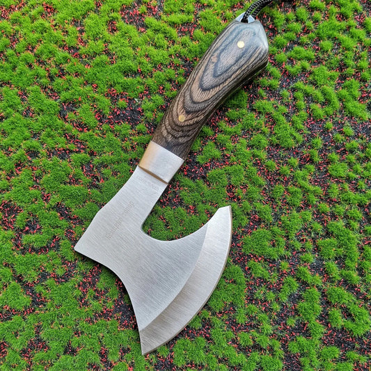 Axe Color Wood Handle Tactical Outdoor Self-defense Axe Multifunction Camping A image 0