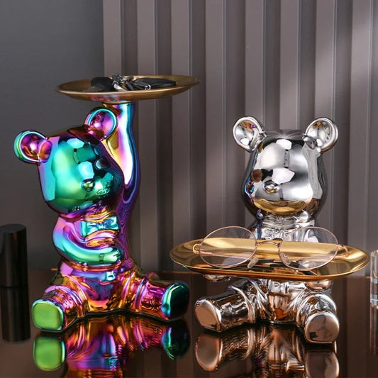 Light luxury ornaments, violent bear dolls small ornaments, living room TV cabi image 0