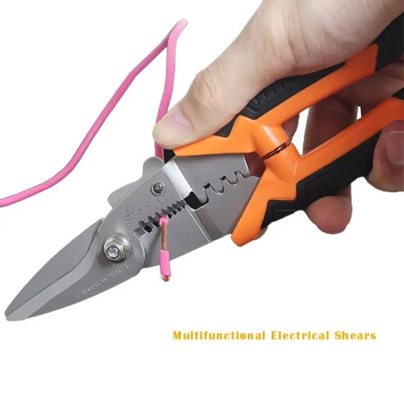 Multifunctional Professional Cable Wires Pliers Set Stripper Crimper Cutter Nee image 9