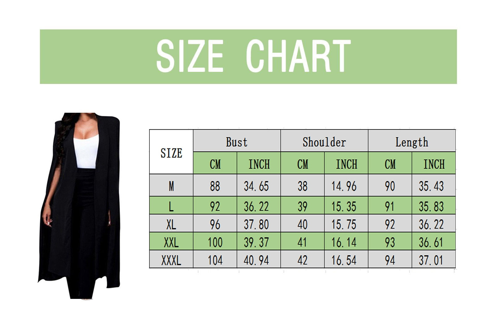 Women Long Coat Cloak Cape Blazer Suit Jacket Trench Poncho Outwear Tops Casual image 7