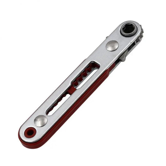 Two-Way Mini Ratchet Wrench Hexagon Manual Tool Drill Bits Bidirectional Contro image 0