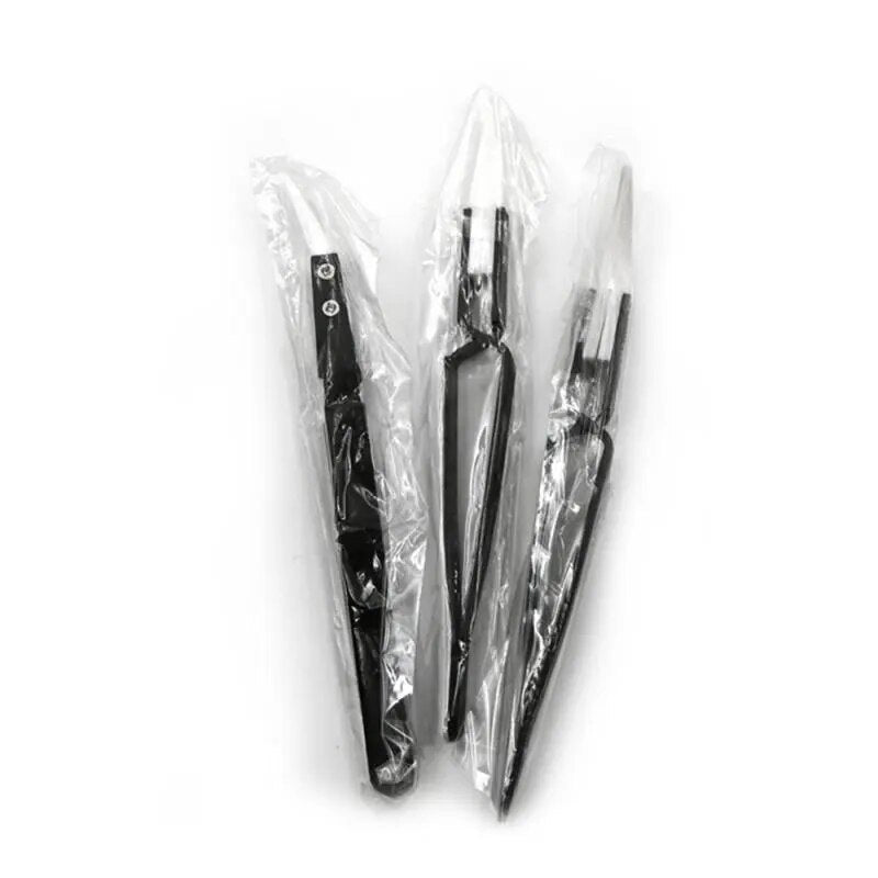Stainless Steel Tweezers Anti Static Fine Pointed Elbow Precision Tweezers Sold image 1