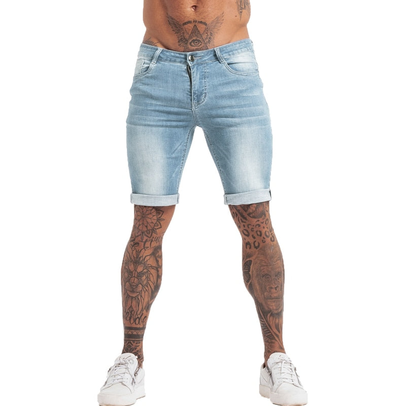 Mens Shorts Jeans Denim Shorts Black High Waist Ripped Summer Jeans Shorts for Men Brand Plus Size Casual Streetwear Dk03