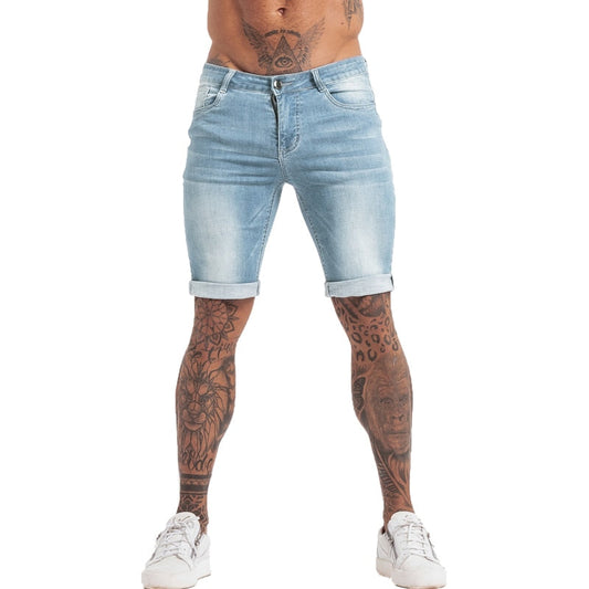 Mens Shorts Jeans Denim Shorts Black High Waist Ripped Summer Jeans Shorts for Men Brand Plus Size Casual Streetwear Dk03