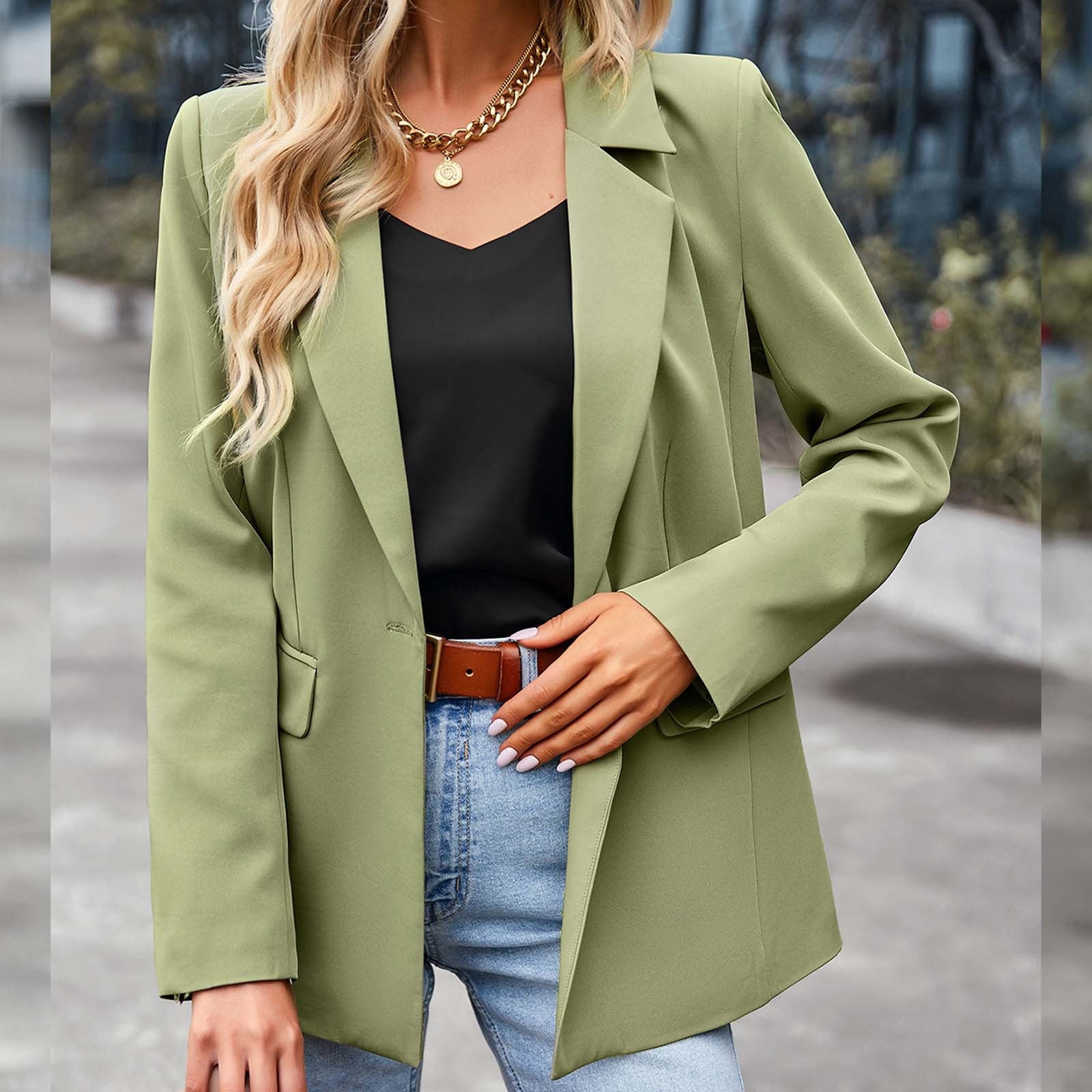 2023 Autumn Casual Small Suit Versatile Jacket Formal Wear image 2