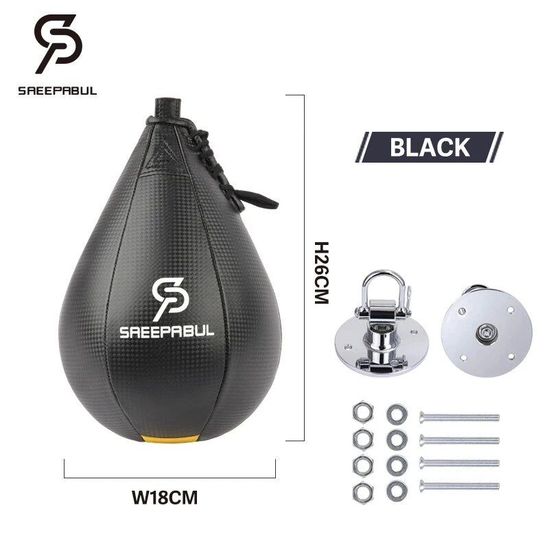 Free Shipping Swivel+Speed Ball Fitness Boxing Pear Speed Ball Set Reflex Infla image 1