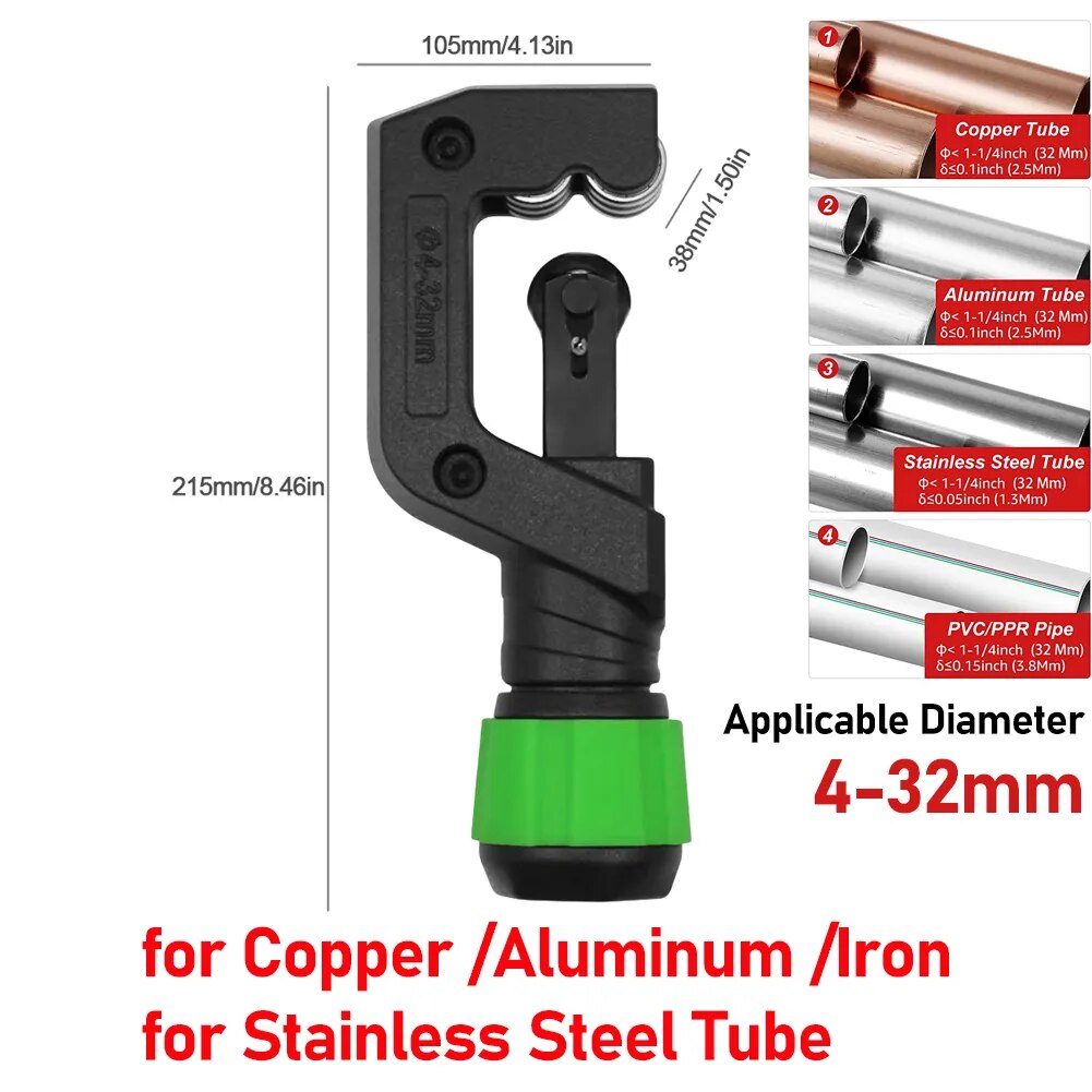 Pipe Cutter Tubing Cutter 4mm to 70mm Bearing Tubing Mini Pipe Cutter for Coppe image 4