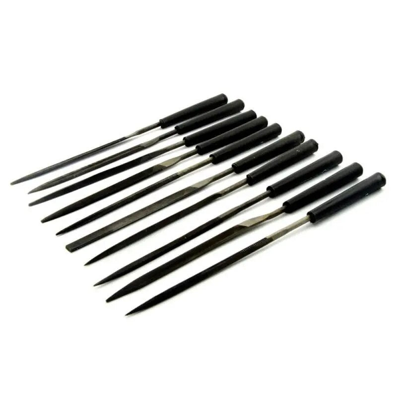 1/2PCS Files for Metal Jeweler Stone Polishing Wood Carving Craft Double-cut Pl image 6
