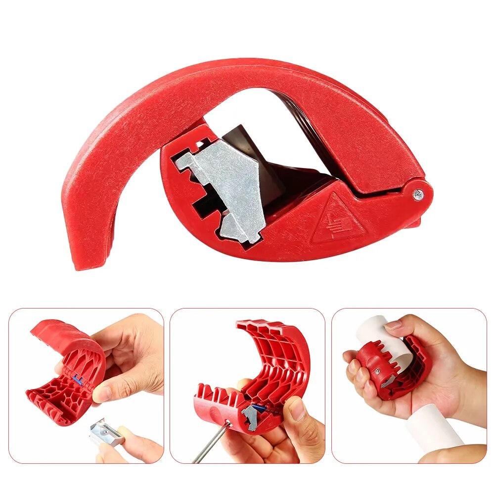 Universal Portable Pipe Cutter Plastic 20-50mm Pipe Cutter PVC/PU/PP/PE Tube Wi image 3