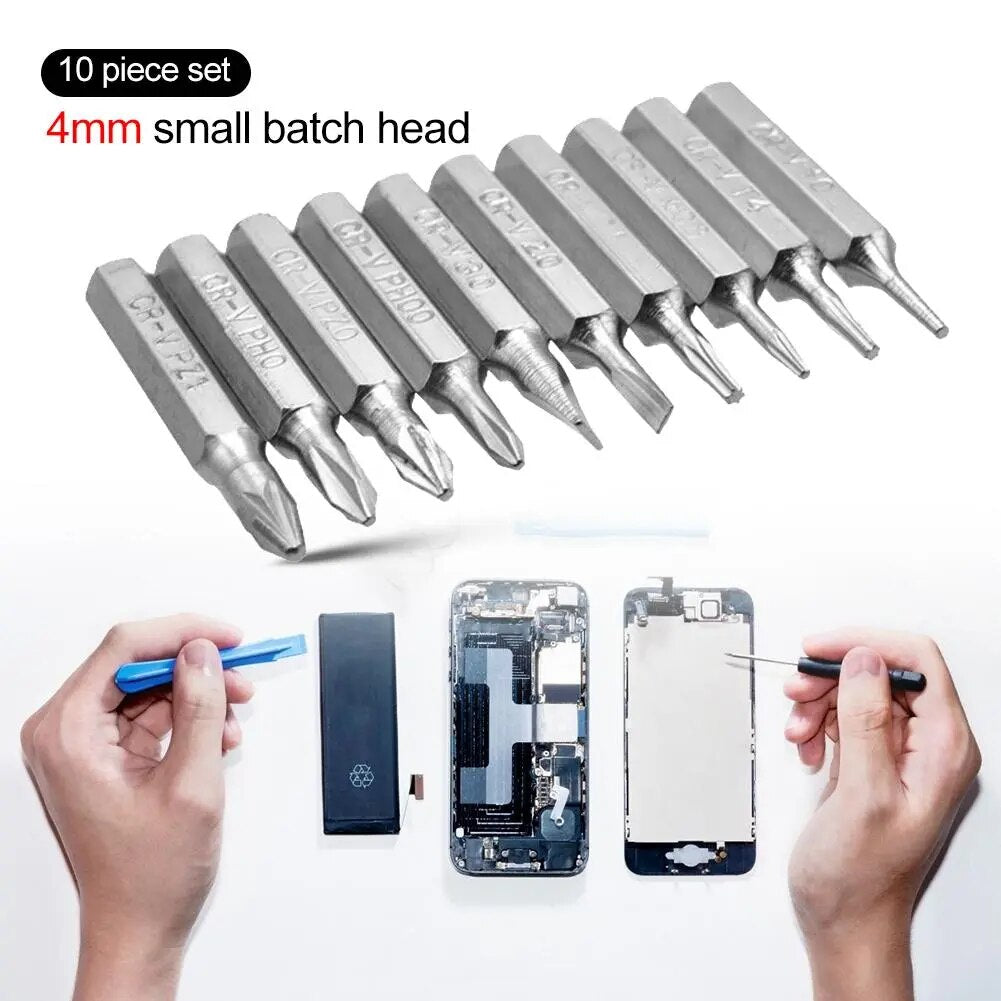 Durable Bits Wear-resistant Portable 10pcs/set 4mm Torx Security Screwdriver Dr image 5